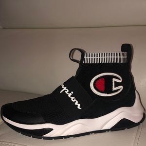 6.5 Boys Champion Knit Sock Top Sneaker
